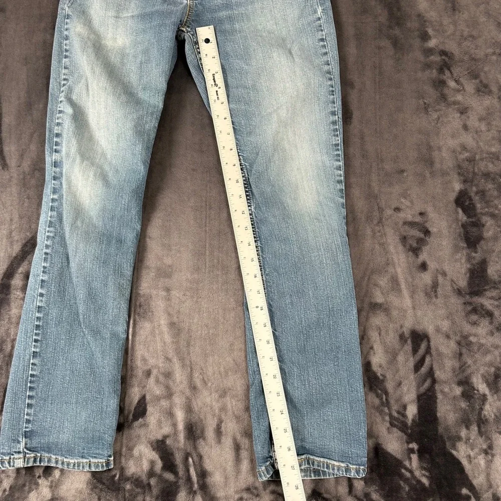 Levi's 514 Straight Fit Jeans Mens 30x30 Light Wash Denim Blue Pants
